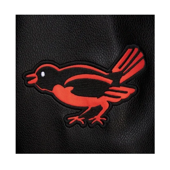 NWT Mitchell & Ness Men’s Baltimore Orioles Black Varsity Jacket